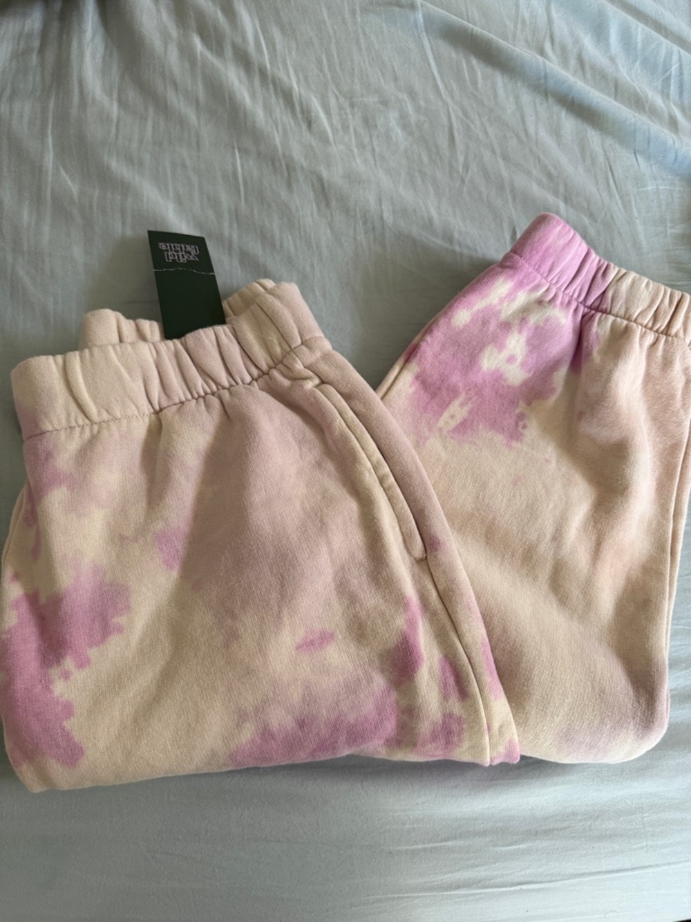 Wild Fable Tie-Dye Pink & Cream Jogger Pants